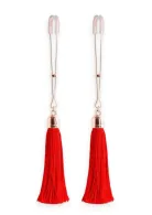 Bound Nipple Clamps T1 - Rose Gold_Red v2 | Find Your Own Passion Bound Nipple Clamps T1 - Rose Gold_Red v2