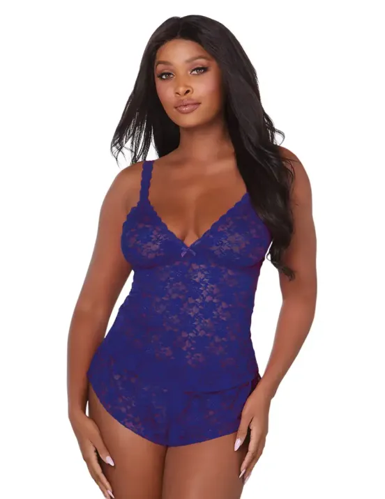 Lacy Sapphire Cami & Shorts | Find Your Own Passion