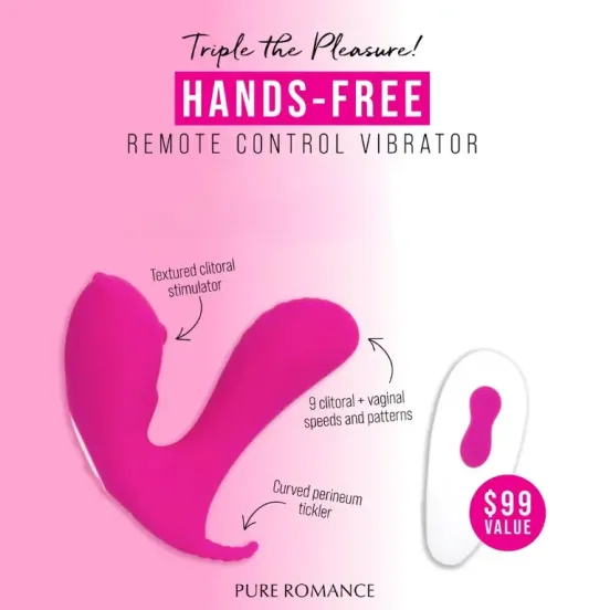 Hands-Free Remote-Controlled Vibe