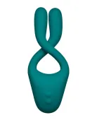 Tryst V2 Bendable Multi Zone Massager w/Remote - Teal v3 | Find Your Own Passion Tryst V2 Bendable Multi Zone Massager w/Remote - Teal v3