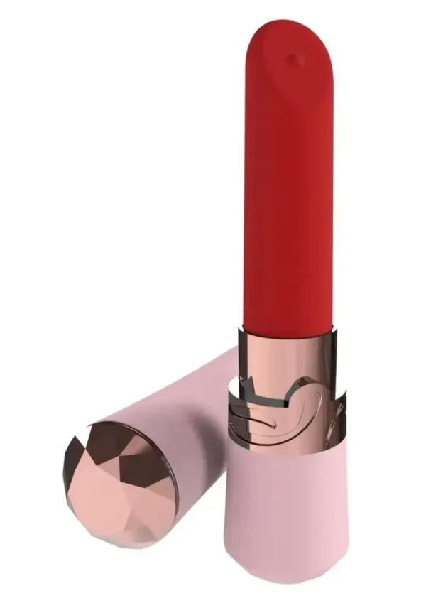 Loveline Dahlia 10 Function Silicone Lipstick Vibrator - Pink v3
