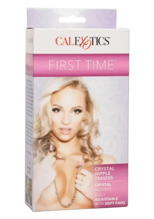 First Time Crystal Nipple Teasers - Pink v1