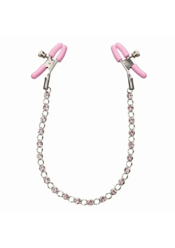 First Time Crystal Nipple Teasers - Pink v2
