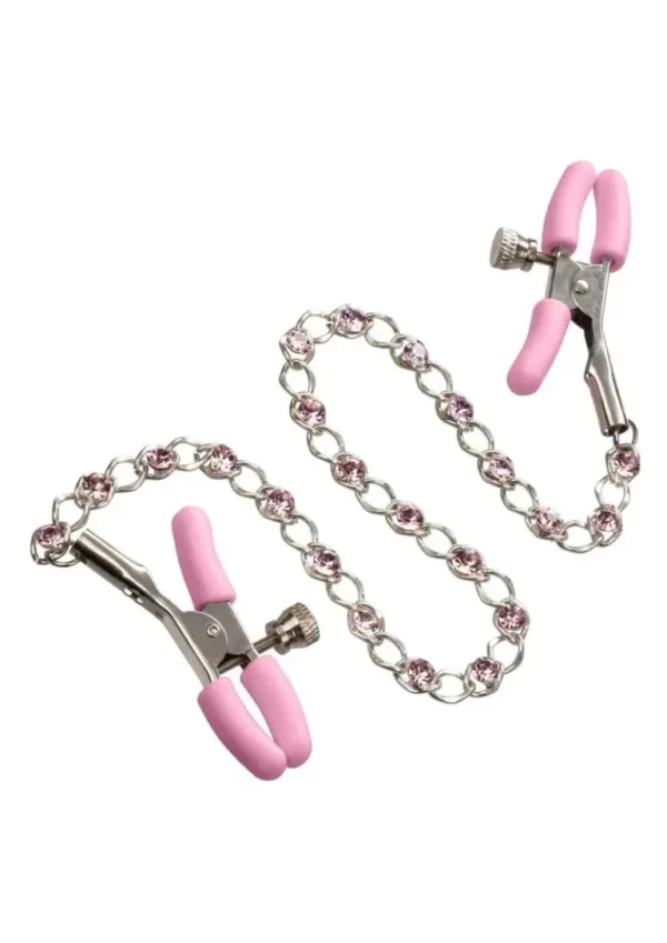 First Time Crystal Nipple Teasers - Pink v3