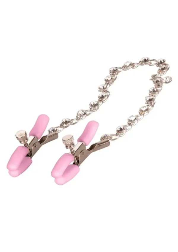 First Time Crystal Nipple Teasers - Pink v4