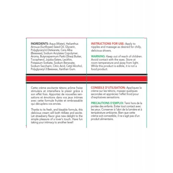 EXSENS of Paris Nipple Cream Strawberry v3