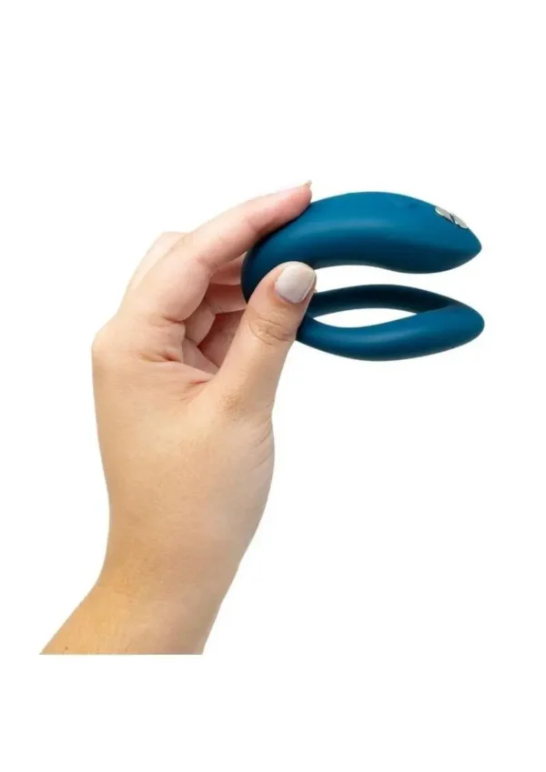 We-Vibe Sync O Rechargeable Silicone Couples Vibrator with Remote Control - Velvet Green v4