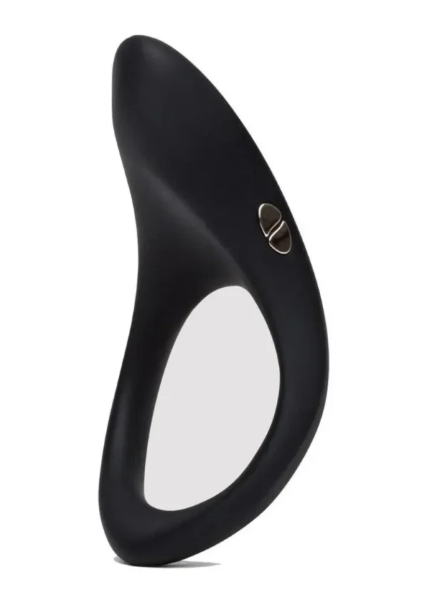 We-Vibe Verge 2 Rechargeable Silicone Vibrating Perineum Cock Ring - Black v2