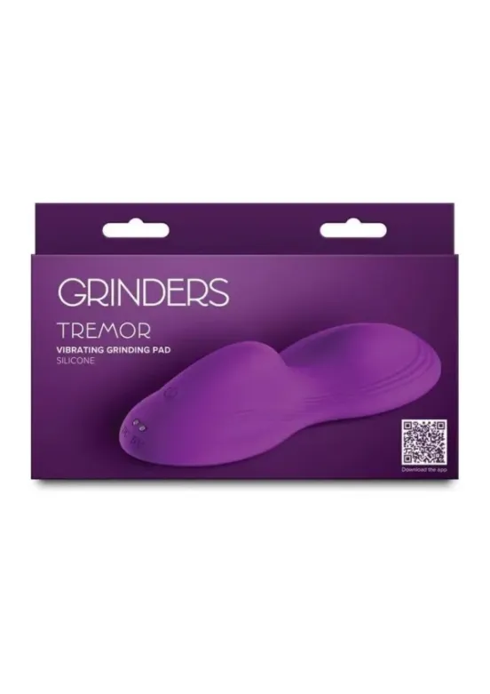Grinders Tremor App Controlled Rechargeable Silicone Vibrating Dual Motor Pad v1