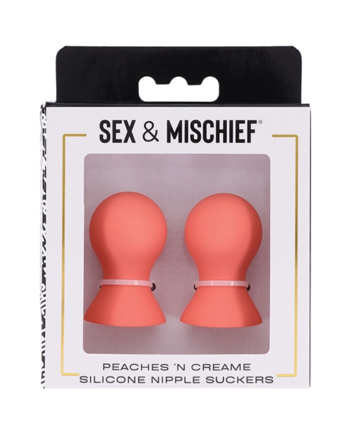 Sex Mischief Peaches n CreaMe Silicone Nipple Suckers v1