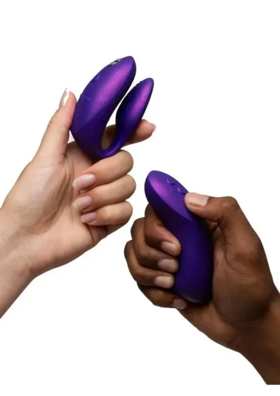 We-Vibe Chorus Rechargeable Silicone Couples Vibrator with Remote Control - Cosmic Purple v3