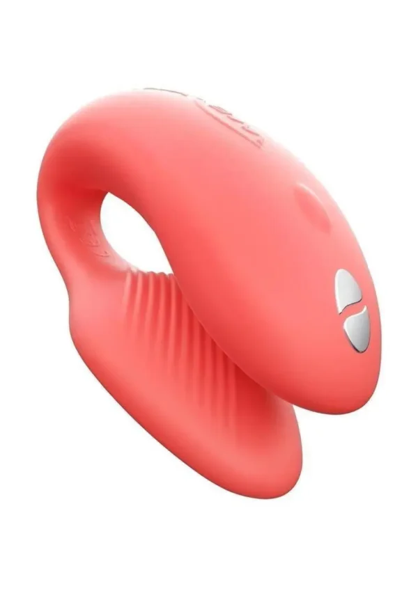 We-Vibe Chorus Rechargeable Silicone Couples Vibrator with Remote Control - Crave Coral v3