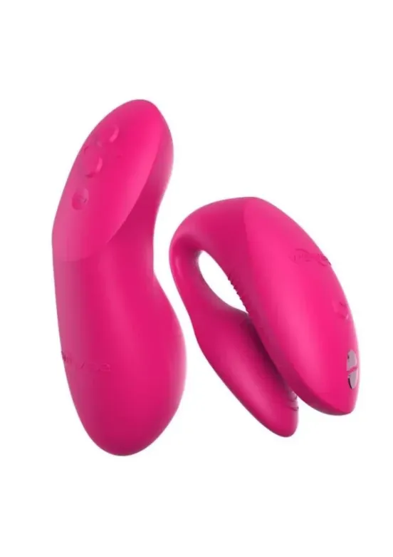We-Vibe Chorus Rechargeable Silicone Couples Vibrator with Remote Control - Electric Pink v2