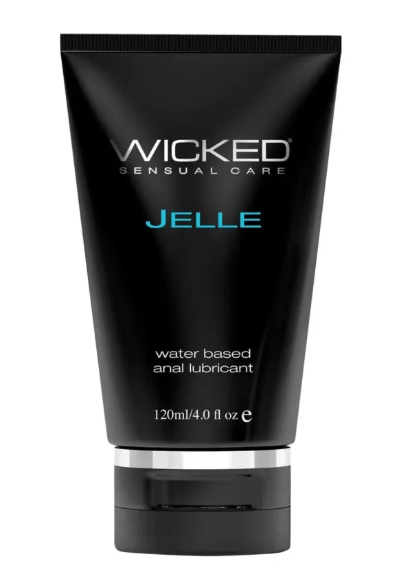 Wicked Jelle Water Based Anal Gel Lubricant 4oz Tube