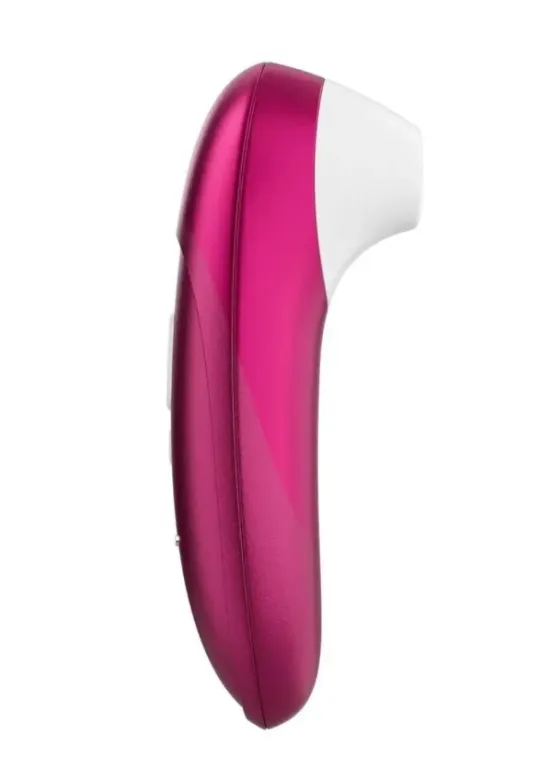 Womanizer Pleasure Air Pro Rechargeable Silicone Air Pulse Clitoral Vibrator - Vibrant Pink v3