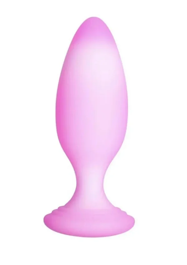 Softies Silicone Anal Plug 4in - Pink v2