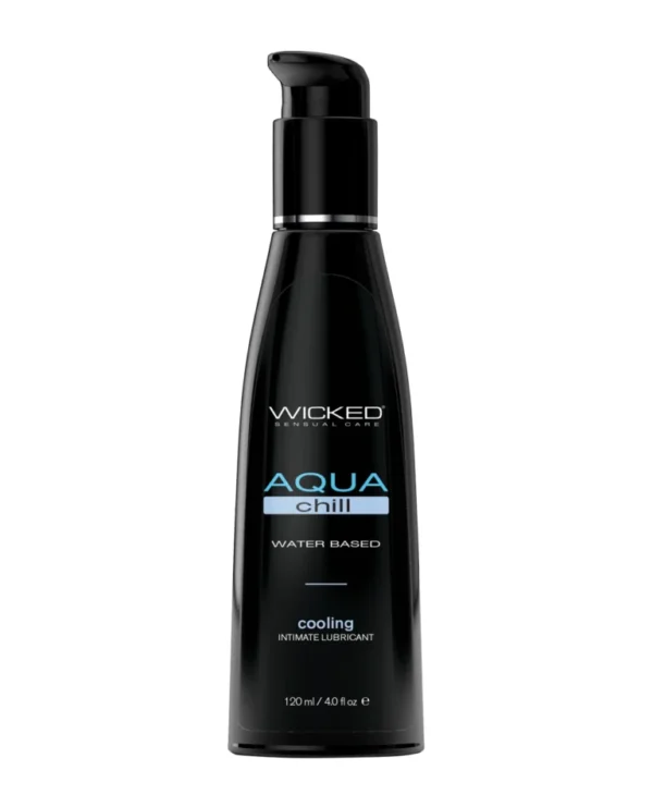 Wicked Sensual Care Aqua Chill Water Based Cooling Lubricant - 4 oz