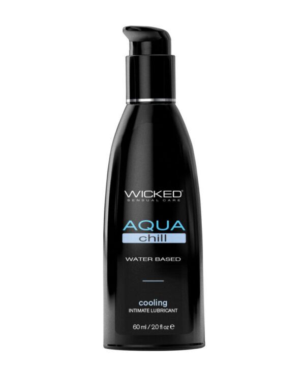 Wicked Sensual Care Aqua Chill Water Based Cooling Lubricant - 2 oz