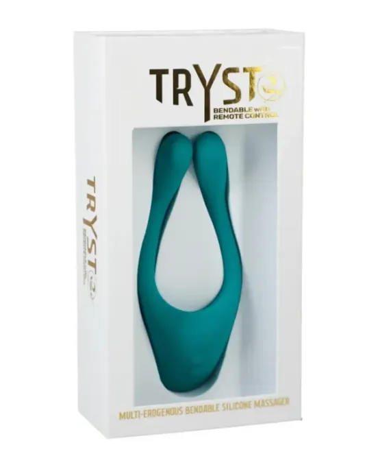 Tryst V2 Bendable Multi Zone Massager w/Remote - Teal v1