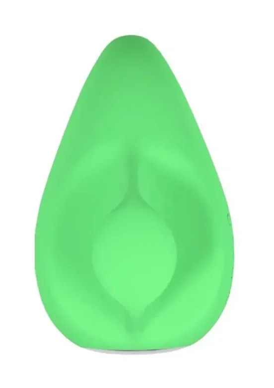 Loveline ErgoDrop 10 Function Rechargeable Silicone Massager-Green v2