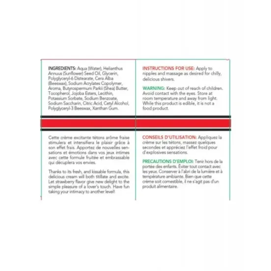 EXSENS of Paris Nipple Cream Strawberry v3