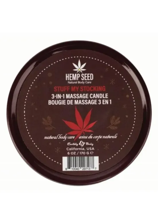 Earthly Body Hemp Seed 3 In 1 Massage Candle - Stuff My Stocking v1