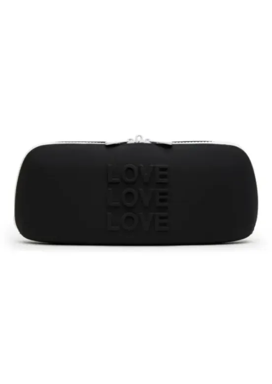 Happy Rabbit LOVE Silicone Storage Zip Bag Black v2