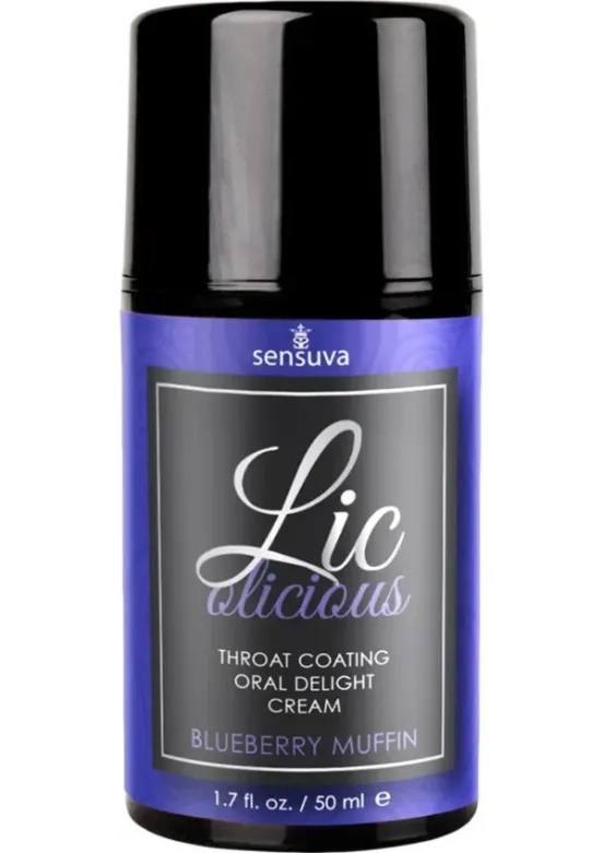 Licolicious Throat Coating Oral Delight Cream Blueberry Muffin
