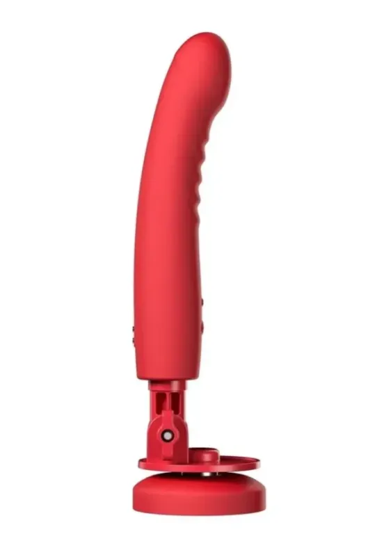 Lovense Mission 2 Silicone Rechargeable Vibrator - Red v3