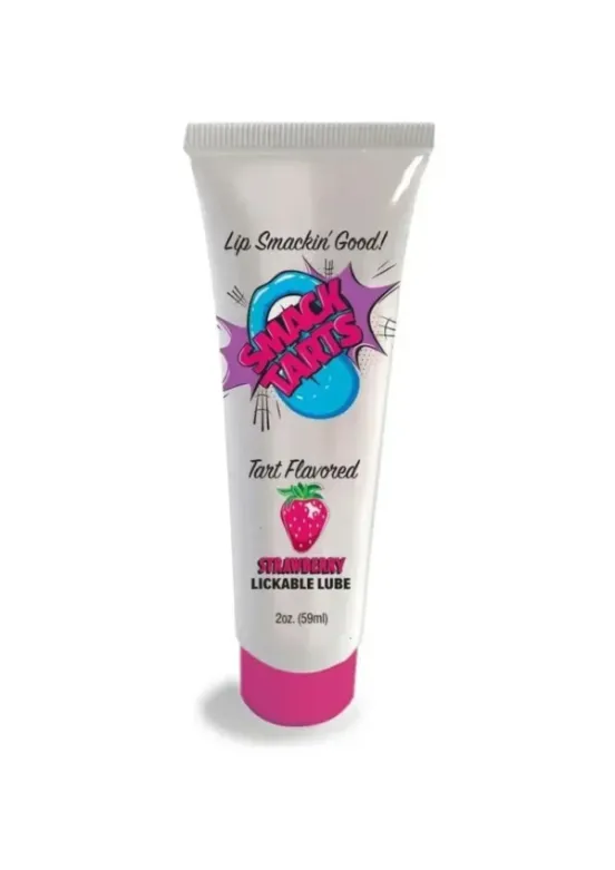 Smack Tarts Lickable Lube 2oz - Sour Strawberry v1