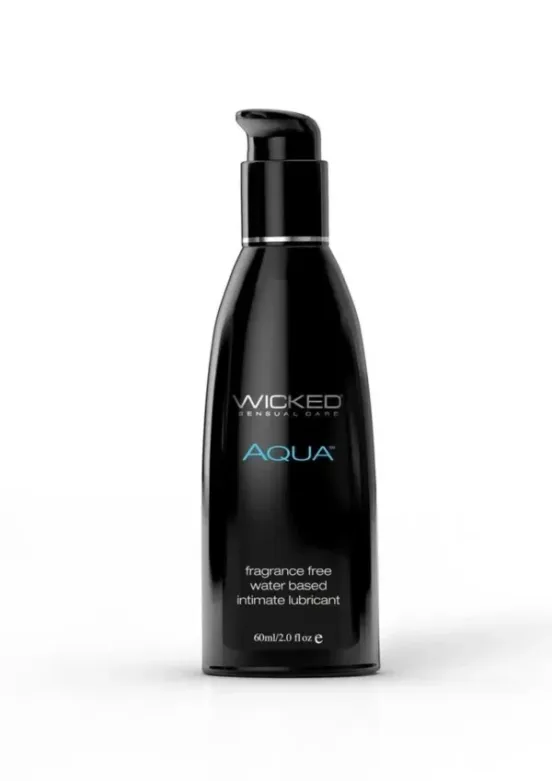 Wicked Aqua Water Based Lubricant Fragrance Free 2oz