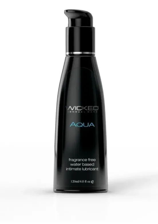 Wicked Aqua Water Based Lubricant Fragrance Free 4oz