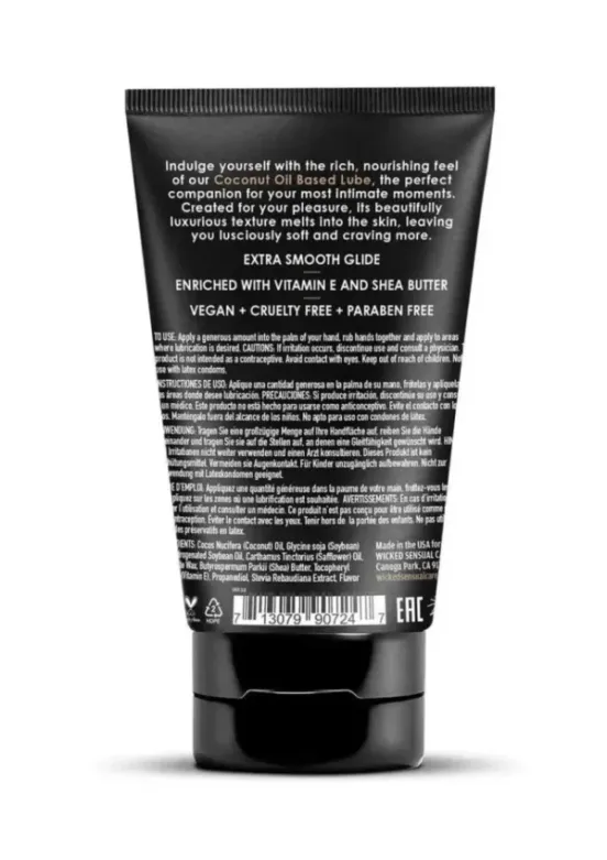 Wicked Sensual Coconut Oil Lubricant 4oz v2