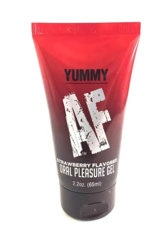 Yummy AF Oral Pleasure Flavored Gel 22oz - Strawberry v1