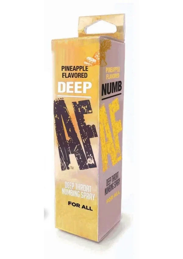 Deep AF Deep Throat Numbing Spray 1oz - Pineapple v1
