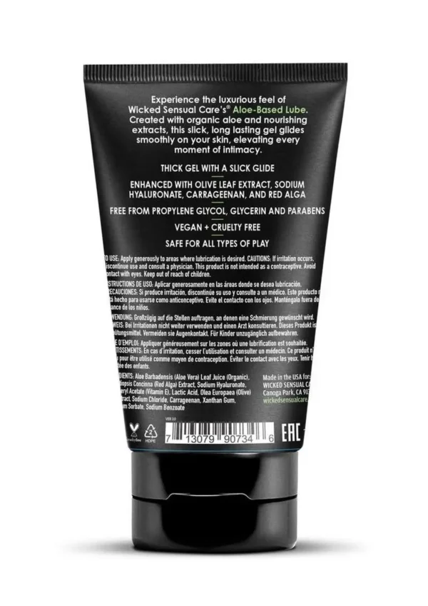 Wicked Sensual Aloe Lubricant 4oz v2