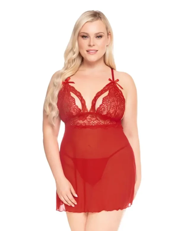 Peekabooo Babydoll w G-String