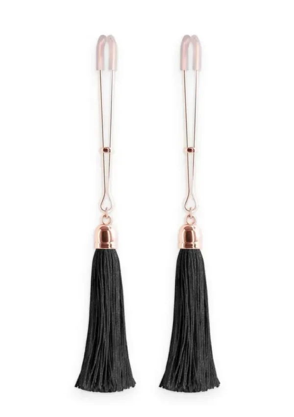 Bound Nipple Clamps T1 - Rose Gold_Black v2