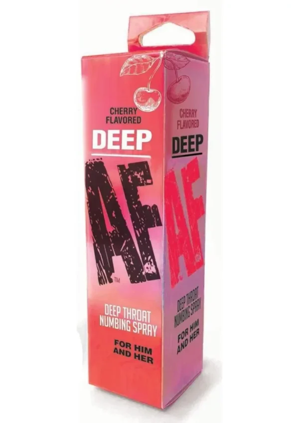 Deep AF Deep Throat Numbing Spray 1oz - Cherry v1