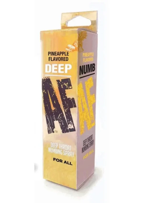 Deep AF Deep Throat Numbing Spray 1oz - Pineapple v1