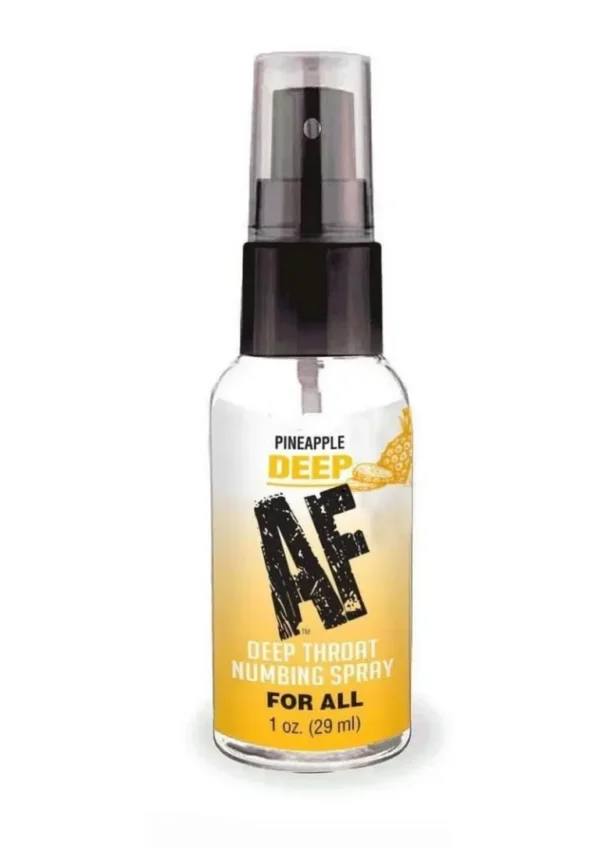 Deep AF Deep Throat Numbing Spray 1oz - Pineapple v2