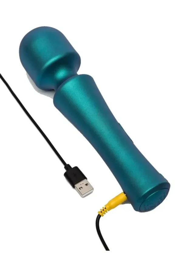 Romp Presto Rechargeable Silicone Wand - Teal v4