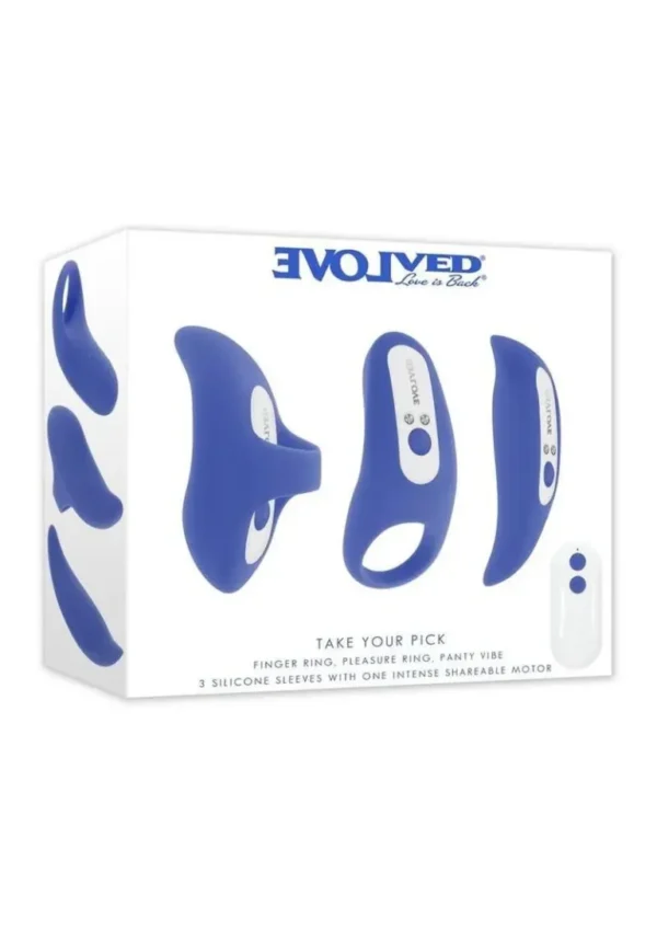 Take Your Pick Rechargeable Silicone Bullet Set with Remote