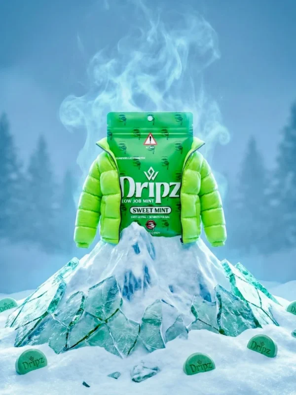 VVSex Candy Dripz Blow Job Fast Mint Enhancement Gummies Sweet Mint v2