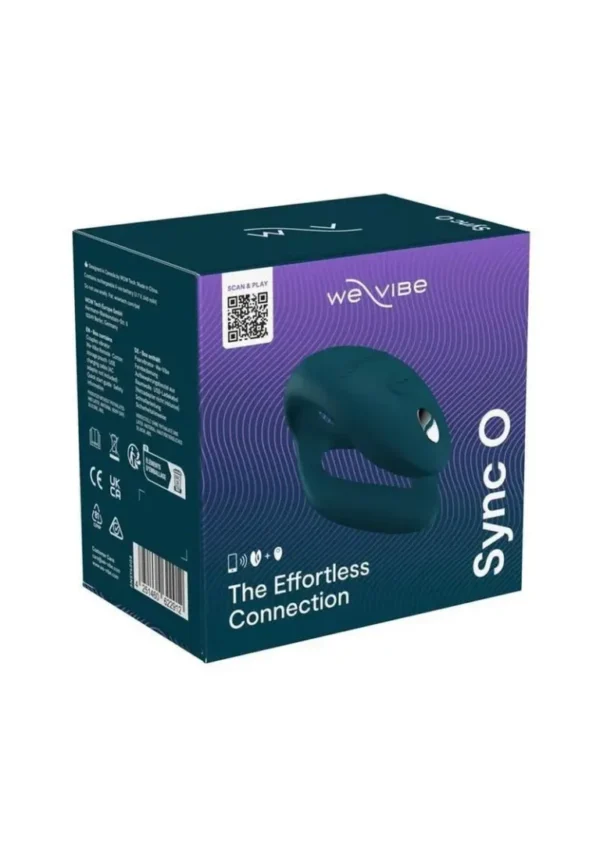 We-Vibe Sync O Rechargeable Silicone Couples Vibrator with Remote Control - Velvet Green v1