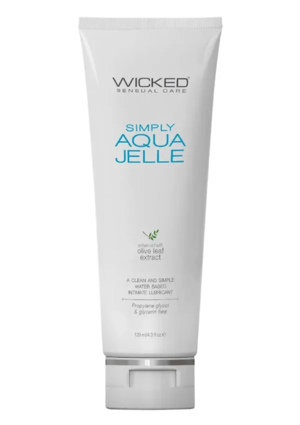 Wicked-Simply-Aqua-Jelle-Water-Based-Lubricant-with-Olive-Leaf-Extract-4oz-