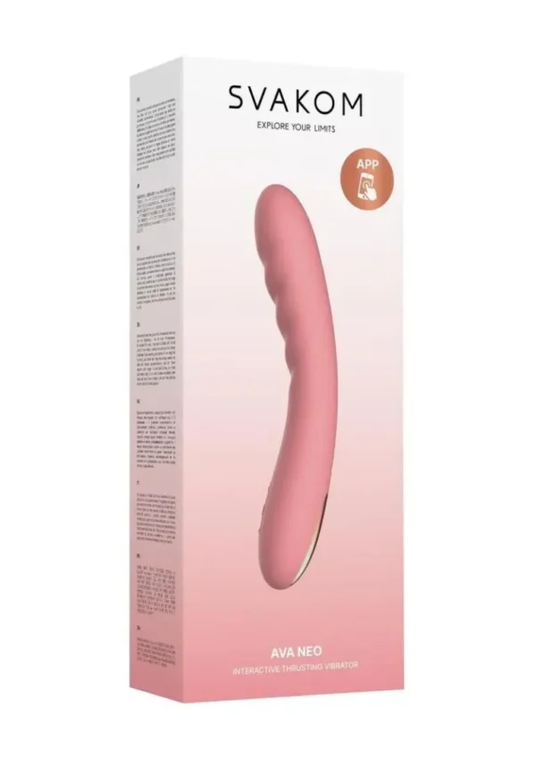 Svakom Ava Neo Rechargeable Silicone Vibrator with Remote Control v1