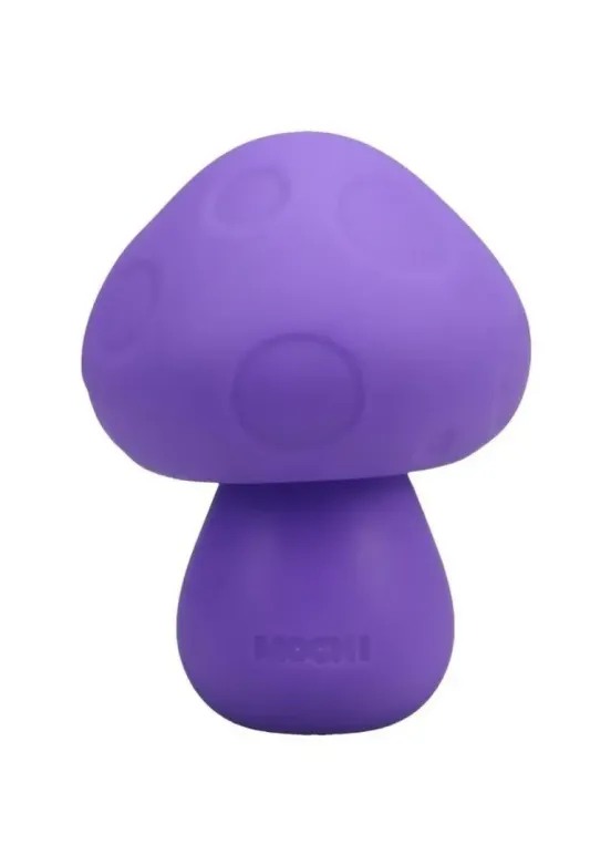 Mochi Mushroom Vibe 10 Function Silicone Rechargeable Vibrator - Purple v2